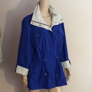 JM Collection Anorak Windbreaker Jacket